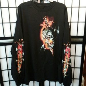 Hot Leathers Long Sleeve Electric Skull Shirt 3XL
